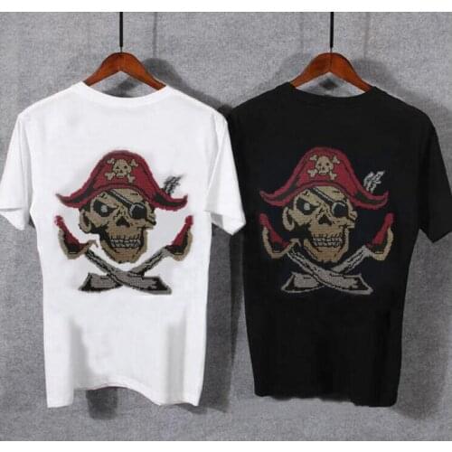 Rhinestone summer Features TShirts Men Casual t-Shirt New Arrival Long Sleeve Casual Slim Fit Male top tees