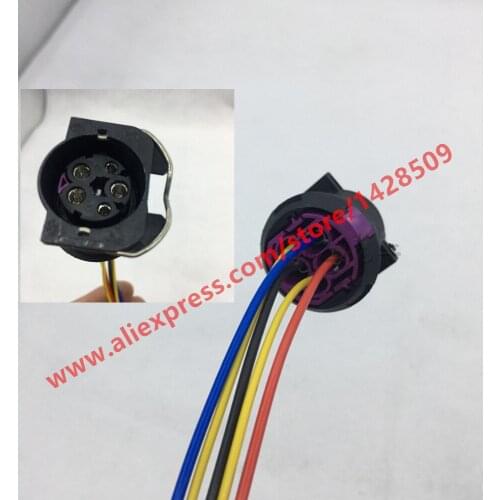 5 Wires Truck Headlight Light Holder Socket With Cables For Trucks