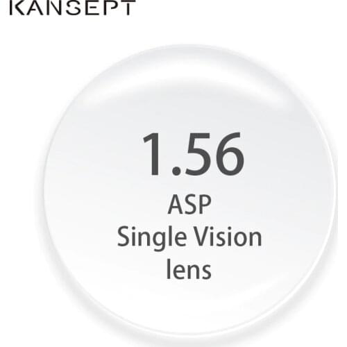 KANSEPT 1.56 Index Prescription Eye Glasses Myopia Brand Lens Clear Glasses Hard Scratch Resistant Aspheric Optical Lenses