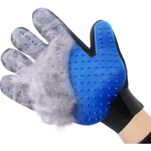 1 Pair Cat Grooming Glove for Cats Wool Glove Pet Hair Deshedding Brush Comb Glove For Pet Dog Cleaning Massage Glove For Animal