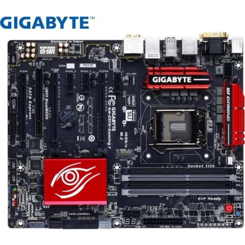 USED Desktop Motherboard Socket LGA 1150 for Gigabyte Z97X-Gaming 7 DDR3 Original Mainboard PC