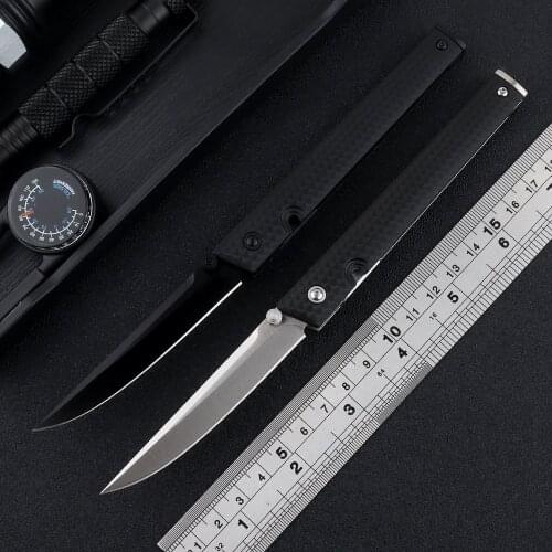 OEM CR 7096 CEO folding knife 8Cr13Mov blade glass reinforced nylon handle outdoor tactical defense EDC tool knife