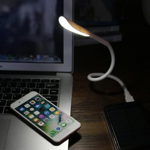 Portable USB LED Mini Book Light Reading Light Table Lamp Flexible 14 LED USB Lamp for Power Bank Laptop Notebook PC Computer