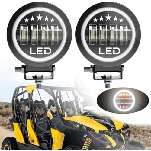Led Work Light Spotlight 40W Car Work Headlight Offroad Fog Light Lamp Night 12/24V LED Light Bar Driving Lights