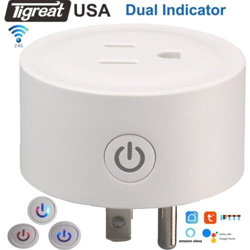 Wifi Plug Smart Socket usa Remote Control Timer Tuya Alexa Google Home automation Power WI-FI outlet us homekit ifttt wireless