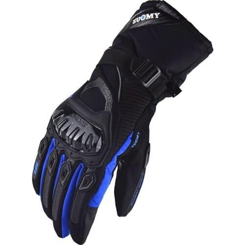 SUOMY Winter Motorcycle Gloves Man Touch Screen Warm Waterproof Ski Gloves Windproof Motocross Luvas Motosiklet Eldiveni XXL