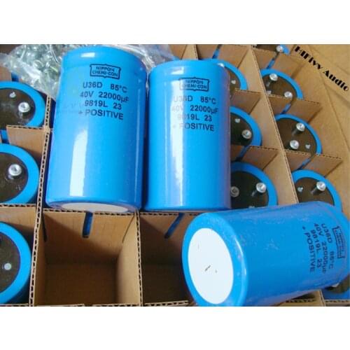 Hi end 22000uF 40V 36D hifi power amplifier capacitor electrolytic Filter capacitor