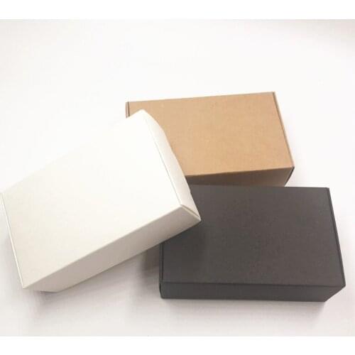 24Pcs 11.5x7x3.5cm Kraft Paper Aircraft Box For Handmade Soap Candy Snack Chocolate Decoration Party Wedding Gift Package Box