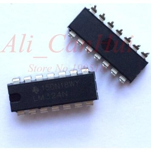 25pcs/lot LM324 LM324N / LM324P DIP14 Amplifier