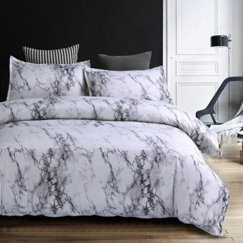 Marbled Designs Duvet Cover Set Includes Duvet Cover With Pillowcases Without Filler Polyester Beddings Ins Hot