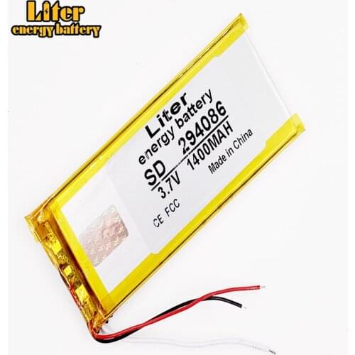 3 line polymer lithium battery 294086 3.7V 1400MAH 304085 domestic 6P cottage generation 6 generation built-in battery