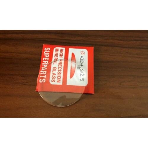 Assortment of 40pcs Single Domed Watch Crystal Round Mineral Glass Crystal 1.5mm Thick