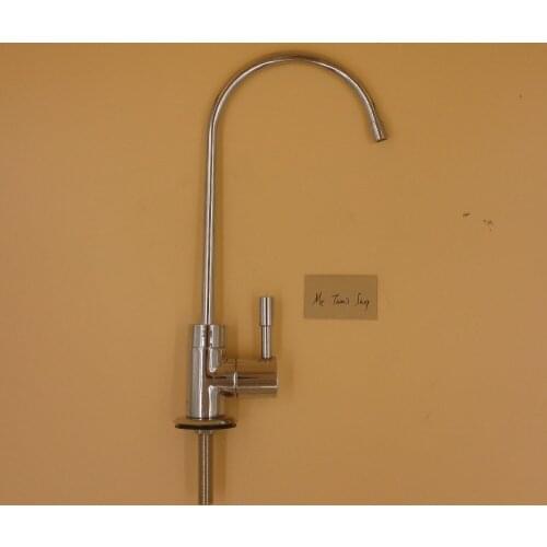 Free Shipping Stainless Steel Pure Water Tap All Lead Free Used by Water Faucet for Direct Drinking 1/4 inch connect