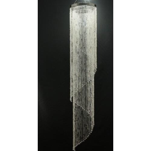 Free Shipping - Chandelier Swirl - Crystal Iridescent - 70.8"(H) - 11.8"(D) - Wedding Centerpiece - 8PCS/lot