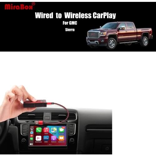 MiraBox Wireless Apple Carplay Adapter CarPlay USB Dongle for GMC Sierra 2017 2018