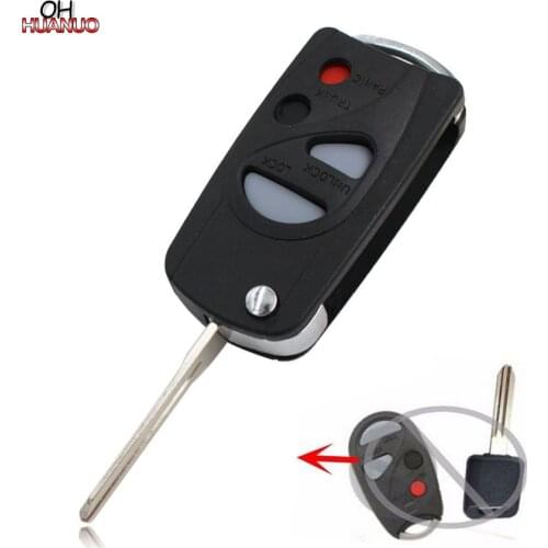 4 Button Folding Flip Remote Key Shell Case Fob A33 Uncut Blade for Nissan Maxima Sentra Cefiro