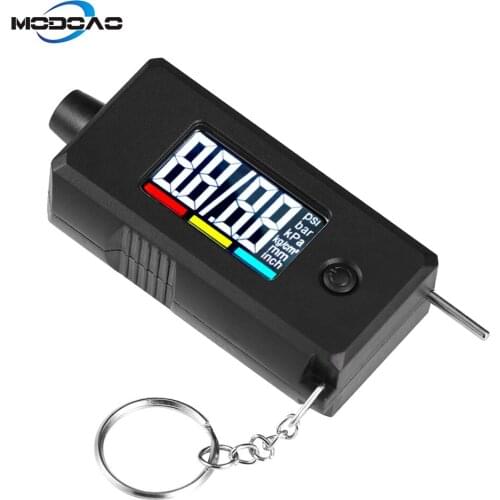 Digital Tire Pressure Gauge Reader Checker 2 in 1 Digital PSI Tire Gauge with Tread Depth Gauge for Car Truck Bicycle Motorcycle