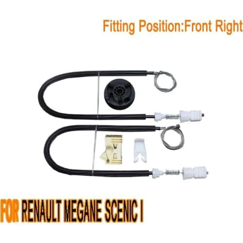 FOR RENAULT MEGANE SCENIC I 1 1999 - 2003 ELECTRIC WINDOW REGULATOR REPAIR KIT FRONT RIGHT