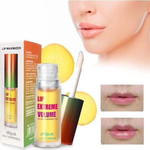 Day Night Instant Volume Lip Plumper Oil Clear Lasting Nourishing Repairing Reduce Lip Fine Line Moisturizer Makeup Care Lip