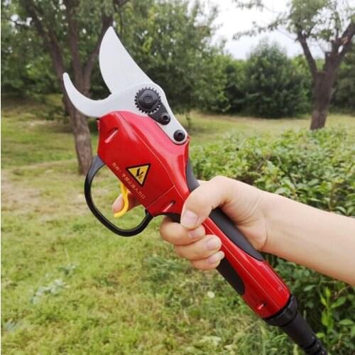 Electric Pruning Shears Anti-Slip Grip Garden Pruners Full Tools Set of Scissors for Orchards SCA2