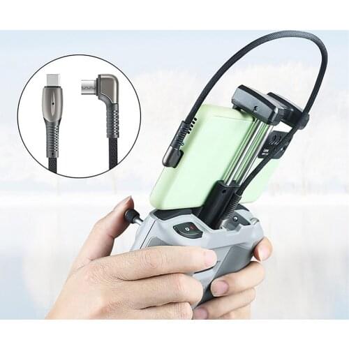 Data Line Data Transfer Connection Wire Cord Cable for DJI Mavic Air 2 Mini 2 Drone Remote Control for Apple / TYPE-C Interface