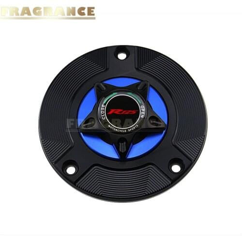 LOGO R125 Motorcycle Accessories Gas Fuel Tank Cap Cover CNC Aluminum for YAMAHA YZF R125 YZF-R125 R 125 2008-2019