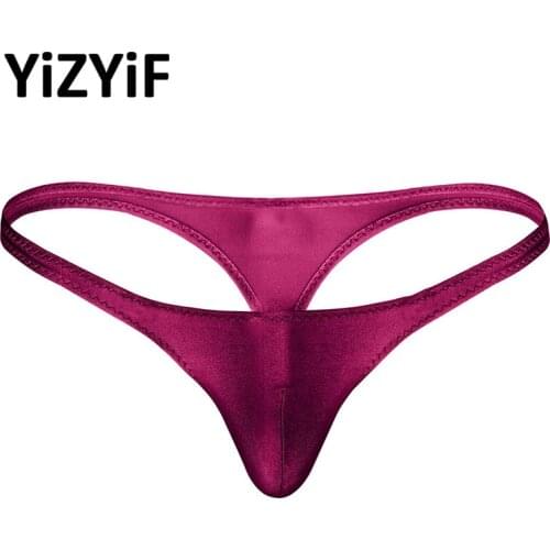 Gay Men Swimwear Swimsuit Lingerie G-String Thong Bikini Briefs Underwear Low Rise Swimming Suit Bulge Pouch Thongs Panties