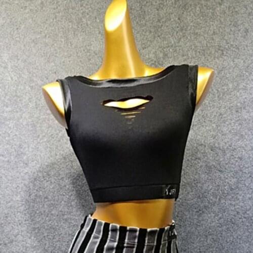 Male Latin Dance Dress Sleeveless Tassel Latin Dance Tops for Women Ballroom Samba Tango Chacha Dancing Performamnce W302