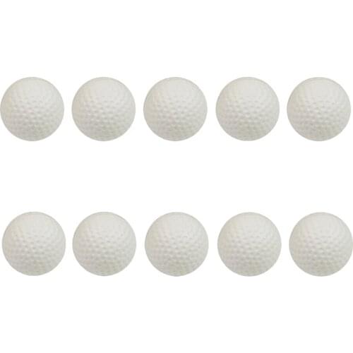10Pcs Golf Training Balls Floating Golf Balls for Swing Practice Driving Range Home Use - 63mm Diameter - Choice of Color