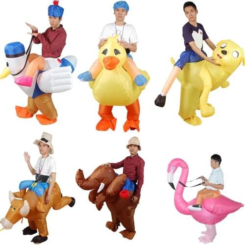Inflatable costumes for adults party cosplay clothing fancy dress animal jumpsuit halloween costumes for woman