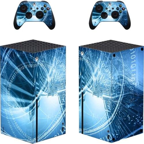 Science Fiction Style Xbox Series X Skin Sticker for Console & 2 Controllers Decal Vinyl Protective Skins Style 1