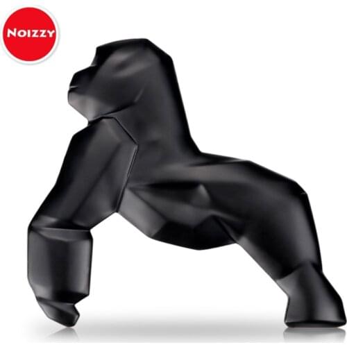 Noizzy King Kong Ho Car Animal Gorilla Badge My Hero Metal Sticker Trunk Emblem Chrome Black Auto Tuning Accessories Car Styling