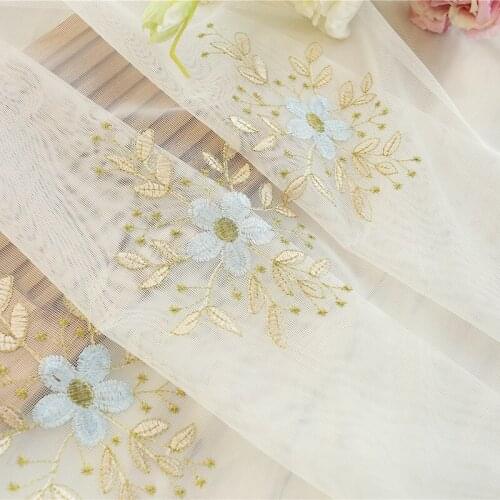 New Pastoral Curtains for Living Dining Room Bedroom Simplicity Embroidered Yarn Translucent Curtains White Curtains