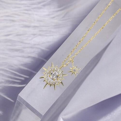 Choker Necklace Chain Pendant Bead Sunflower Jewelry Gift for Women Lady Bride Wedding H9 NYZ Shop