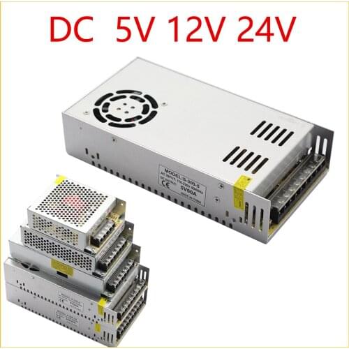 Power Supply Adapter LED TV Driver Board 220V to 5V / 12V / 24V Light Transformer AC Driver Power CCTV LED Strip