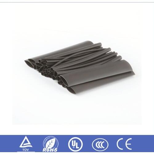 100Pcs 6 Sizes Polyolefin 2:1 Halogen-Free Heat Shrink Tubing Tube Sleevin