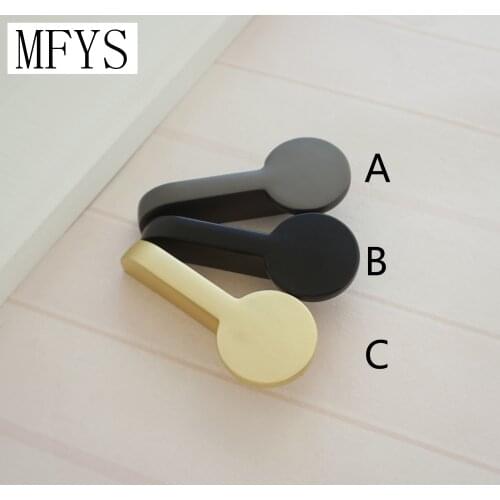 MFYS 1.26" America Dresser Handles Drawer Pulls Knobs Kitchen Door Pulls Handle Cabinet Handles Gold/Black/Gun Modern 32mm