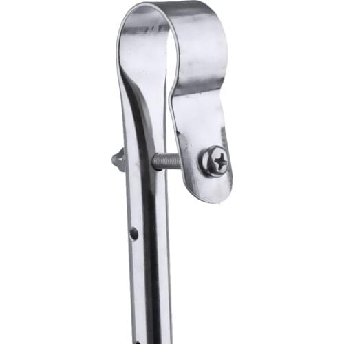 15-1/2 inch Deck Mount Rail Calmp Flag Staff Pole for Marine Yacht Boat - Stainless Steel