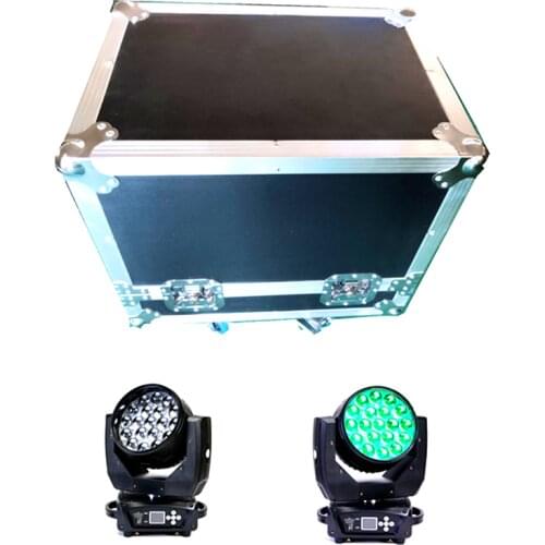 LED Beam Wash 19x12W RGBW iluminación con zoom profesional para DMX512 efecto de escenario iluminación fiestas DJ Disco pista de