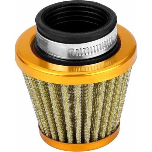 TDR Brand New Yellow Air Filter ntake for all Motorcycle with 38mm-40mm Engine Inlet Cleaner Free Shipping HHY