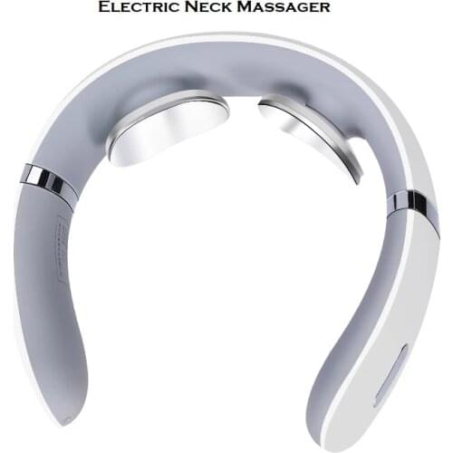Smart Electric Neck Massager Shoulder Body Massager Low Frequency Magnetic Therapy Pulse Pain Relief Tool Health Care