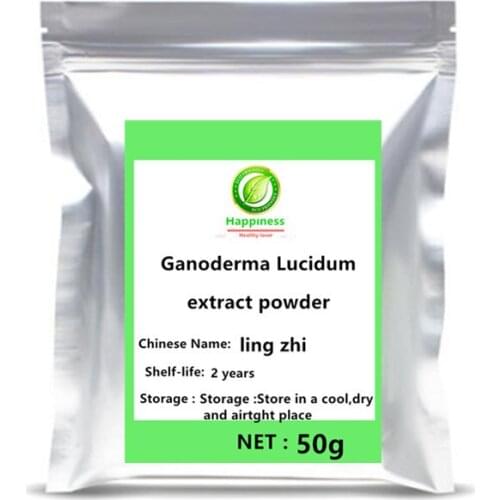 High quality Pure Ganoderma lucidum spore Extract Powder adjustable women/men blood sugar serum enhance immunity free shipping