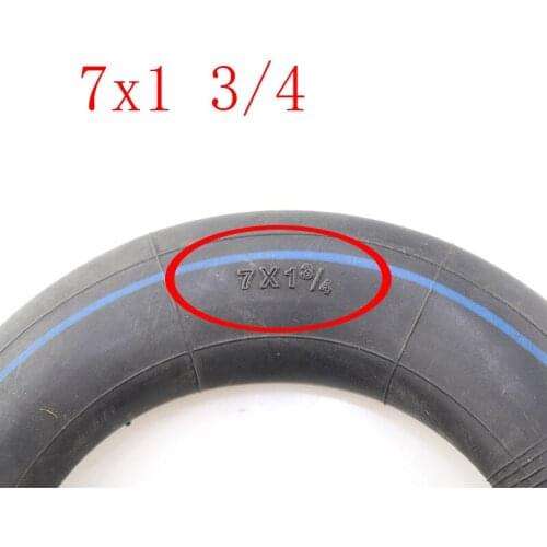 High performance 7 inch Butyl tire inner tube 7x 1 3/4 with a Bent Metal Valve Stem inner tube for electric scooter