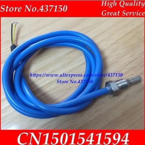High temperature silicone cable fix temperature sensor M10 thread PT1000 DS18B20 NTC5k 10k thermistor PT100 temperature sensor