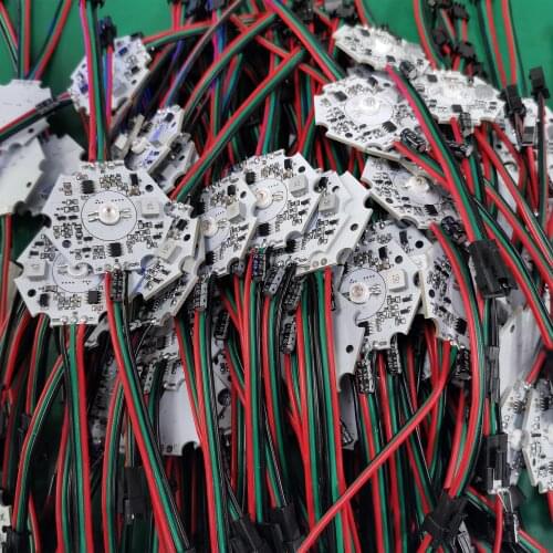 WS2811 led module 3W 10W DC12V-24V RGB addressable full color high power led pixel module lights