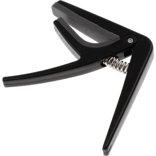 Change Tune Clamp Key Trigger Capo For 4-String Guitar Parts Black
