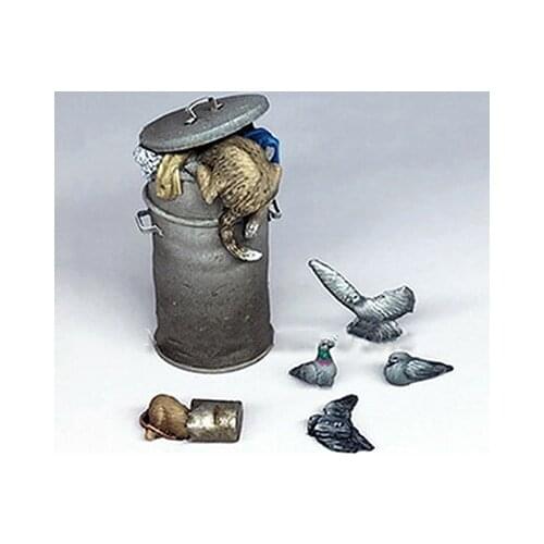 1/35 modern Animals Set accessories Resin figure Model kits Miniature gk Unassembly Unpainted