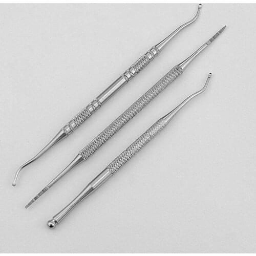 1pc Hook Ingrown Double Ended Ingrown Toe Correction Lifter File Toe Nail Care Tools Manicure Pedicure Toenails Clean Foot Care