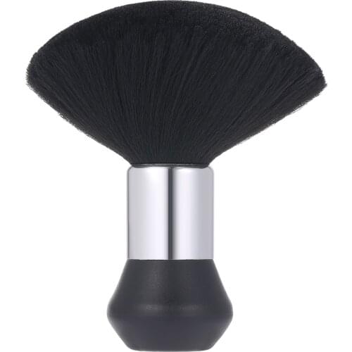 1PCS Shaving Brush Neck Duster Portable Facial Cleaning Brush Self Standing Shaving Black Brush