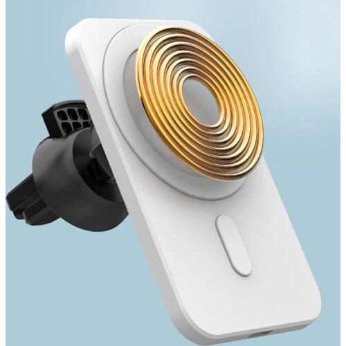 15W Qi Car Magnetic Wireless Magnetic Phone Holder Charger Car Aluminum alloy Infrared Multiple protective for iPhone12 pro